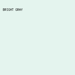 E4F4EE - Bright Gray color image preview
