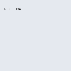 E5E9EF - Bright Gray color image preview