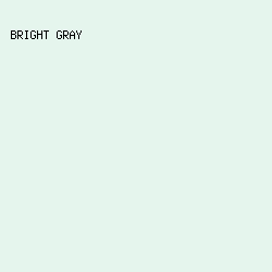 E5F5ED - Bright Gray color image preview