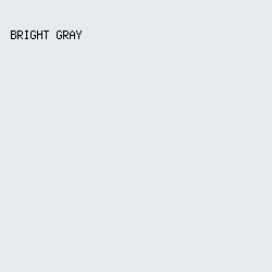 E7EAEF - Bright Gray color image preview