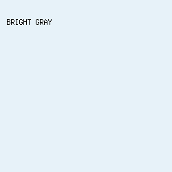 E7F2F9 - Bright Gray color image preview