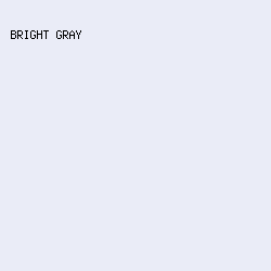 EAECF7 - Bright Gray color image preview