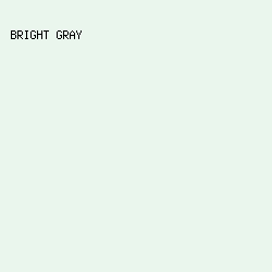 EAF6ED - Bright Gray color image preview