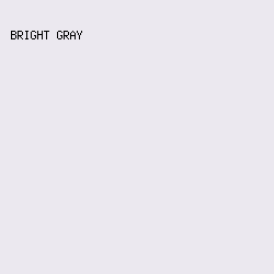 EBE8EF - Bright Gray color image preview