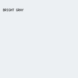 ECF0F3 - Bright Gray color image preview