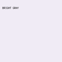F0EBF5 - Bright Gray color image preview