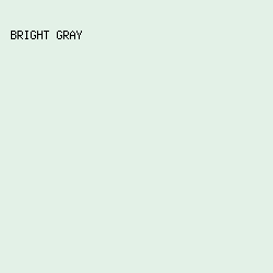 e3f1e7 - Bright Gray color image preview