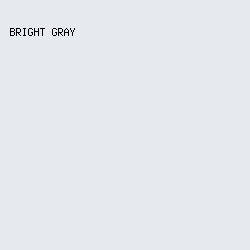 e5eaee - Bright Gray color image preview