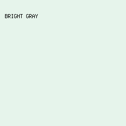 e6f4eb - Bright Gray color image preview