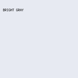 e7eaf2 - Bright Gray color image preview