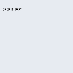 e7ebf1 - Bright Gray color image preview