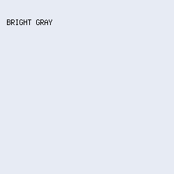 e7ebf4 - Bright Gray color image preview