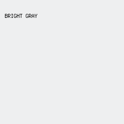 eeeff0 - Bright Gray color image preview