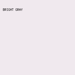 f0e9ee - Bright Gray color image preview