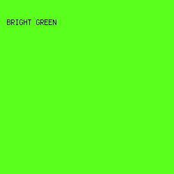 5AFF1C - Bright Green color image preview