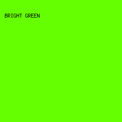 66FF01 - Bright Green color image preview