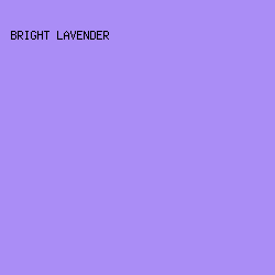 AA8DF6 - Bright Lavender color image preview