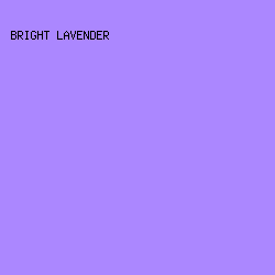 AB87FF - Bright Lavender color image preview