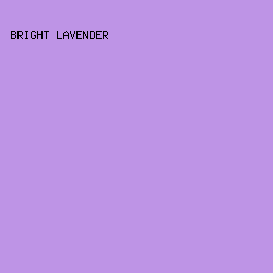 BE94E6 - Bright Lavender color image preview