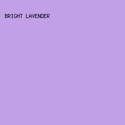 C2A0E8 - Bright Lavender color image preview