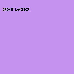 c592ef - Bright Lavender color image preview