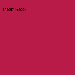 b81b47 - Bright Maroon color image preview