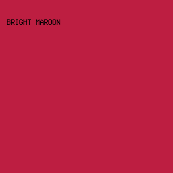 bd1e41 - Bright Maroon color image preview