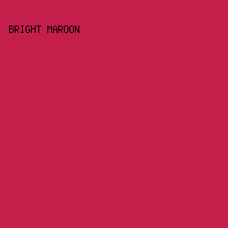 c41e4a - Bright Maroon color image preview