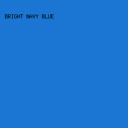 1A76D2 - Bright Navy Blue color image preview