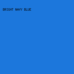 1C77DC - Bright Navy Blue color image preview