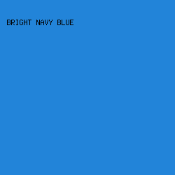 2284D9 - Bright Navy Blue color image preview