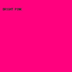 FF017F - Bright Pink color image preview