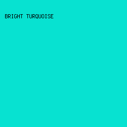 07E2D1 - Bright Turquoise color image preview
