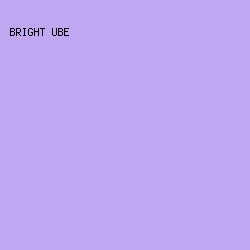 C1A7F1 - Bright Ube color image preview