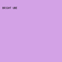 D3A2E6 - Bright Ube color image preview