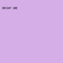 D5AEE8 - Bright Ube color image preview