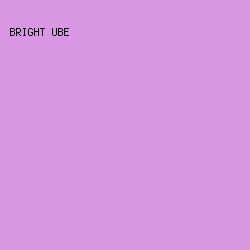 D896E3 - Bright Ube color image preview