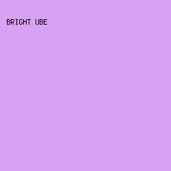 D9A0F3 - Bright Ube color image preview