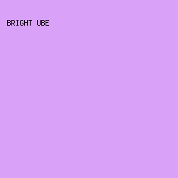 D9A1F7 - Bright Ube color image preview