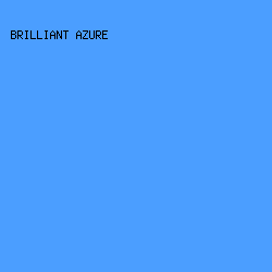 4b9eff - Brilliant Azure color image preview