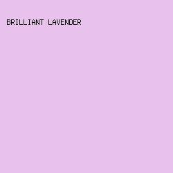 E8C1ED - Brilliant Lavender color image preview