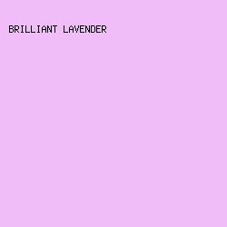 F0BDF9 - Brilliant Lavender color image preview