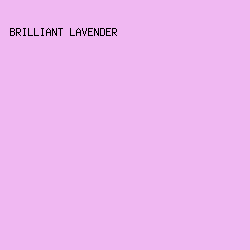 f0b8f2 - Brilliant Lavender color image preview