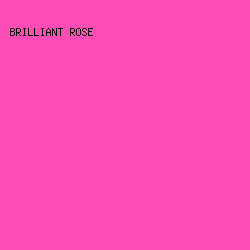FF4DB5 - Brilliant Rose color image preview
