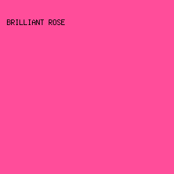 ff4d9a - Brilliant Rose color image preview