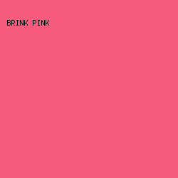 F65B7D - Brink Pink color image preview