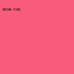 f85b7c - Brink Pink color image preview