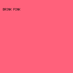 ff617b - Brink Pink color image preview