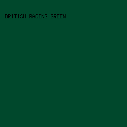 00482c - British Racing Green color image preview