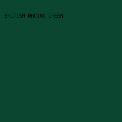 0A4630 - British Racing Green color image preview